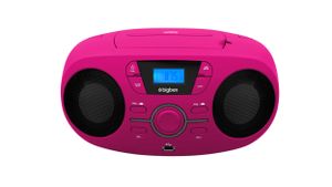 Bigben Interactive CD61RSUSB cd-speler Draagbare cd-speler Roze