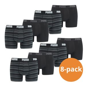 Puma Boxershorts 8-pack Stripe Black-XL