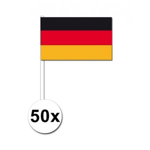 Zwaaivlaggetjes Duitsland 50 stuks   -