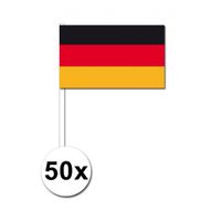 Zwaaivlaggetjes Duitsland 50 stuks   -