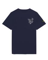 Lyle & Scott T-shirt 3D Graphic - Navy blauw