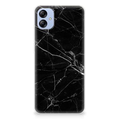 Samsung Galaxy A04e | TPU | Siliconen hoesje | Marmer Zwart - Origineel Cadeau Vader