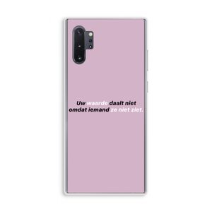 uw waarde daalt niet: Samsung Galaxy Note 10 Plus Transparant Hoesje
