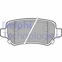 Remblokkenset, schijfrem DELPHI, u.a. fÃ¼r Vauxhall, Opel, KIA, Peugeot