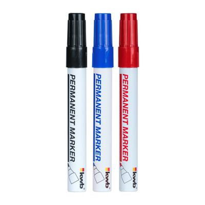 Kwb Markeerstiften - 3x stuks - blauw / rood / zwart - oliebestendig en waterbestendig Kwb Markeerstiften - 3x stuks - blauw / rood / zwart - oliebestendig en waterbestendig