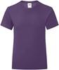 Fruit Of The Loom F131K Girls Iconic T - Purple - 128