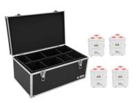 EUROLITE Set 4x AKKU TL-3 TCL white + Case TDV-1