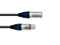 PSSO DMX cable XLR COL 3pin 5m bk Neutrik - thumbnail