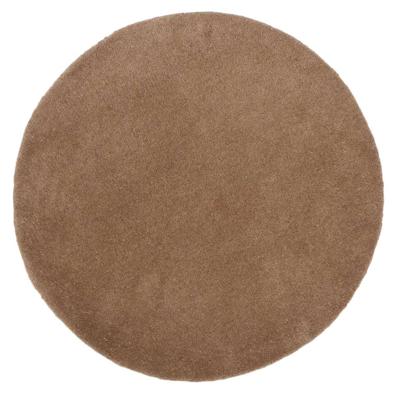 Leen Bakker - Vloerkleed Colours - Ø68 Cm - Katoen/Wol - Taupe