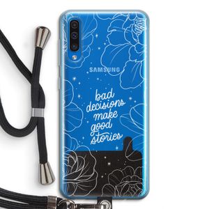 Good stories: Samsung Galaxy A50 Transparant Hoesje met koord