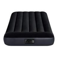 Intex 64146 pillow rest classic twin luchtbed + pomp 99x191x25 cm zwart