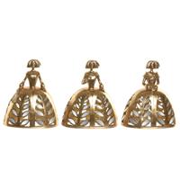 Decoratieve figuren Home ESPRIT Gouden 20,5 X 13 X 25 CM (3 Stuks)