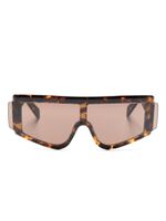 Retrosuperfuture Zed Burnt geometric-frame sunglasses - Marron - thumbnail