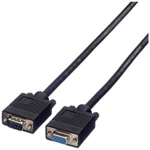 ROLINE SVGA kabel HD15 M/F, 2 m