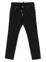 DSQUARED2 KIDS pantalon droit à coupe cinq poches - Noir - thumbnail