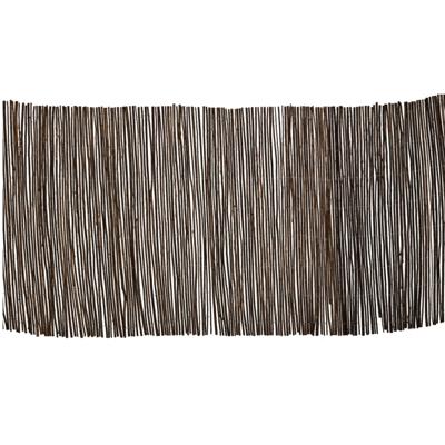 Pro Garden Wilgscherm / wilgmat - L250 x H75 cm - bruin - tuinscherm / schutting
