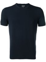 Giorgio Armani t-shirt à logo brodé - Bleu - thumbnail