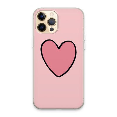 Hartje: iPhone 13 Pro Max Transparant Hoesje