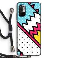 Pop Art #2: Xiaomi Redmi Note 10 5G Transparant Hoesje met koord