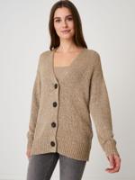 Italiaans katoenmix cardigan met pailletten