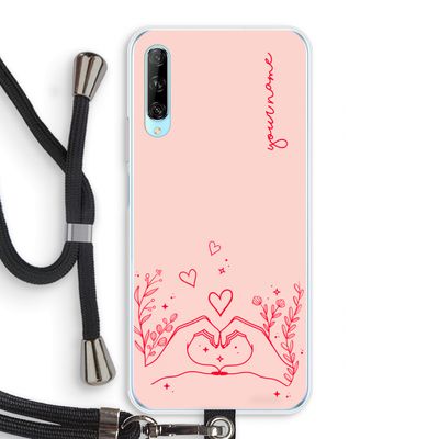 Love is in the air: Huawei P Smart Pro Transparant Hoesje met koord