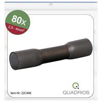 Quadrios 22C468 Stootverbinder Met krimpkous 2.5 mm² 4 mm² Volledig geïsoleerd Zwart 1 set(s) - thumbnail