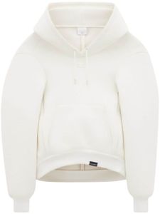 Courrèges hoodie Bonded Cocoon en coton mélangé - Blanc