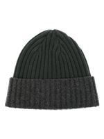 N.Peal bonnet en cachemire à design nervuré - Gris