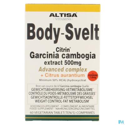 Altisa Body Svelt Garcin.500mg Citrin Cplx Comp 60