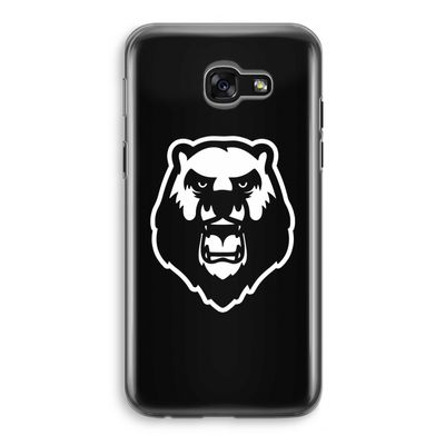 Angry Bear (black): Samsung Galaxy A5 (2017) Transparant Hoesje
