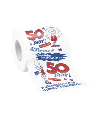 Toiletpapier 50 vrouw