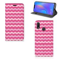 Huawei P Smart Plus | Hoesje met Magneet | Waves Pink