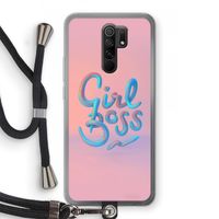 Girl boss: Xiaomi Redmi 9 Transparant Hoesje met koord