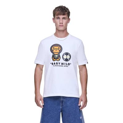adidas x BAPE Milo T-Shirt Wit