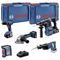 Bosch Professional GSB+GBH+GWS+GSA+GLI 0615A5007S Gereedschapsset