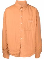 Jacquemus surchemise La Chemise Boulanger matelassée - Orange