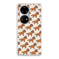 Pony: Huawei P50 Pro Transparant Hoesje