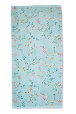 Pip Studio Pip Studio Douchelaken Les Fleurs Blue 70x140