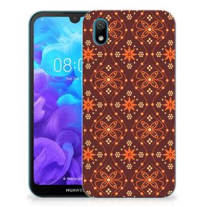 Huawei Y5 (2019) TPU bumper Batik Brown