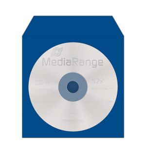 MediaRange BOX67 CD-doosje Opbergmap/sleeve 1 schijven Blauw, Groen, Rood, Geel