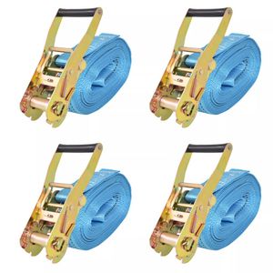 VidaXL Spanbanden 4 ton 8mx50mm blauw 4 st
