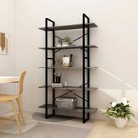 Boekenkast met 5 schappen 100x30x175 cm massief grenenhout