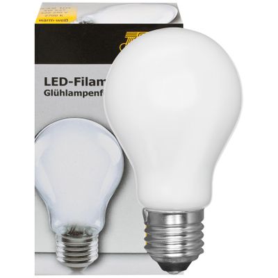 LED lamp 4W 470 lumen 2700K E27 peer mat niet dimbaar 4W vergelijkbaar met 40W 111 lumen per Watt