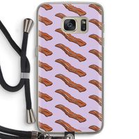 Bacon to my eggs #2: Samsung Galaxy S7 Transparant Hoesje met koord
