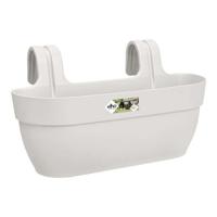 ELHO - Bloempot - Vibia Campana Easy Hanger Large - Zijde Wit - Buitenbalkon - L 24,1 x B 46 x H 26,5 cm