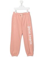 Palm Angels Kids pantalon de jogging à logo - Rose - thumbnail