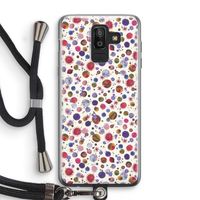 Planets Space: Samsung Galaxy J8 (2018) Transparant Hoesje met koord