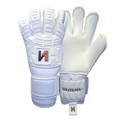 Onekeeper Solid White Keepershandschoenen Kids Wit