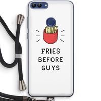 Fries before guys: Huawei P Smart (2018) Transparant Hoesje met koord