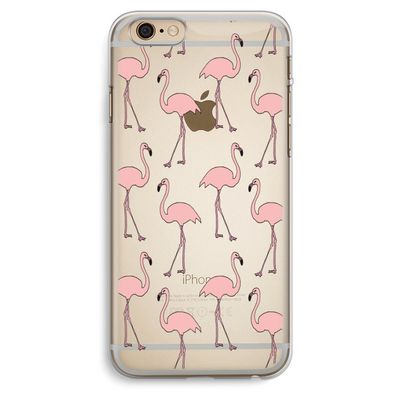 Anything Flamingoes: iPhone 6 Plus / 6S Plus Transparant Hoesje